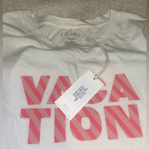 NWT Z Supply ‘Vacation’ Cotton Muscle Tank - Small - Picture 3 of 5